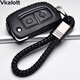Suitable for 2022 Nissan Qashqai Key Case 21 Dongfeng Nissan Qashqai genuine leather bag 15-19 men's buttons D (one-click start 2 buttons) full package_Coffee