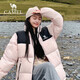 Camel (camello) [Little Graphene solar] Chaqueta de otoño e invernal al aire libre para hombres y mujeres engrosado de pan tibio engrosado