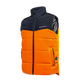 Alien Snail Electric Heated Vest Washable Winter Motorcycle Riding Clothing for Men and Women Warm Motorcyclist Clothes Orange XL