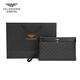 Falai Armani men's clutch bag men's fashion casual business large capacity handbag envelope bag trendy brand handbag black