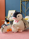 Zitong japonés pingüino muñeca peliconía linda colgante se llamará muñecas muñecas, pequeñas trompetas de cumpleaños regalos de cumpleaños para niñas pingüino negro [] llavero de 12 cm-no piso (se puede pellizcar