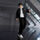 Adidas Baumwolljacke Herren Winter Neue Sportbekleidung Winter Komfortable warme, lässige Baseballjacke Bomber Jacke JN4855 m