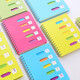 Cuaderno de fajh con etiqueta de clasificación A5 bobina libro color espiral libro engrosado pp Oficina clasificación nota de papel cuaderno b5 gran tamaño a5 tamaño mediano 14cm*21cm verde militar 687