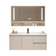 ORODEN 2025 crema Cerámica Integrada Basin Gabinete de baño Combinación de lavabo de lavado de lavado de lavavajillas
