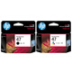 
Gu Zhi is suitable for HP HP47 ink cartridges suitable for desktop 4826 DJ4825 4828 4829 4877 printers 47 black ink cartridges