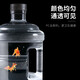 Baijie bucket portable pure water bucket outdoor self-driving tour portable tea bucket water dispenser household bottled water storage bucket 7.5L thickened food grade transparent PC