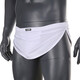Men's Crotch Thong Ice Silk Fat Bear Large Size Boxer Two-in-One Low Waist T-Back Briefs SDH334 White XXL (85-100kg recommended)