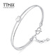 TTMIX fashionable platinum bracelet for women pt950 love platinum bracelet chain heart shape for girlfriend 7.3-7.5g 56mm