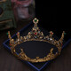 Shibomu Crown Crown Headdress Adult Ceremony Internet Celebrity European Retro Baroque Crystal Atmosphere Bridal Dress Accessories Birthday