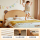 Lin's home bedroom cartoon bear bed 1.5 meters single children's bed girl boy LH bed three-piece set LH167A2