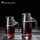 Montrachet glass wine dispenser white wine home high-end Chinese restaurant with thickened crystal red wine decanter foreign wine kettle 500ml straight wine dispenser white scale about 1Jin Jin is equal to 0.5 kilograms