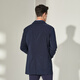 YOUNGOR windbreaker men's lapel long single windbreaker fashionable business casual men's top jacket GYDF424997FQA navy blue XL 180/100A
