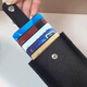 Auszug Multi-Card-ID-Karten-Karten-Karten-Bag-ID-Karten-Karten-Kartuelle Anti-Demagnetisierung kleiner Ultra-dünner Kartenclip Erweitert Schwarz