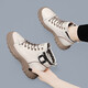 Ouya Linglong Cowhide Daddy Zapatos para mujeres 2025 Summer Nuevos zapatos para mujeres zapatillas gruesas zapatos casuales versátiles de viaje suave y suave color de café [soltero] 9913 38