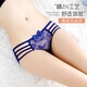 Yan Beiwei thong women lace sexy low waist hollow transparent young woman underwear romantic temptation pure desireless briefs [4 packages] 922 black + 219 pink + 983 black + 219 black M [recommended weight 80-120 Jin [Jin equals 0.5 kg]]