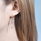Pt.Charm Platinum Earrings pt950 Earrings Platinum Women's Personalized Long Tassel Earrings Confession to Girlfriend Ready in Stock 3.20-3.30g Pair