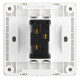 BULL wall switch G07 series one-open double control switch 86 type panel G07K112C (U6) champagne gold