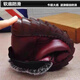 Woodpecker Marke Broken Code Echtes Leder plus Fleece warme Schneestiefel für Frauen in Winter flachen Stiefel alte Peking mittleren Alters und ältere Mütter Baumwollschuhe Schwarz plus Fleece Upgrade Version 40