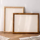 Ronghuashi Calligraphy photo frame blank calligraphy frame frame DIY handwritten calligraphy brush calligraphy decorative frame empty frame table A4 wood color frame [21*29.7cm] with jam paper