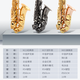 Angel of Sound E-flat alto saxophone instrument wind pipe for adult beginners, professional performance exam model recommended by big players M22-gold | Upgraded double ribs + double mouthpieces | + teaching
