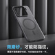Beijing Intelligent Manufacturing [Super komfortable Hand] Geeignet für Xiaomi 15 Pro Mobiltelefon Fall Xiaomi15 Schutzhülle Mattem Magnethoch-Saug-Vollpack Anti-Fall-High-End-Hülle Soft Edge Einfache Herrenmodell für Frauen [schwarzer schwarz] leichter Sandgefühlsgefühlsgefühls-Anti-Fingerprint Xiaomi