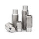Jinchao M3M4M5M6M8 304 stainless steel convex end set screw headless screw / machine meter / Kimi screw DIN915 M8*25 (5 pieces) 304