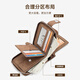 Mashalanti Wallet Herren Kurzer Reißverschluss Karten Brieftasche Großkapazität Flip Coin Wallet Bag Vatertag Geburtstagsgeschenk
