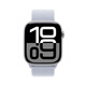 Apple/苹果 Watch Series 10 智能手表GPS款46毫米银色铝金属表壳青云色回环式运动表带MX243CH/B