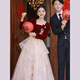 Li Baixin French Toast Wear 2025 New Bride Wedding Engagement Wedding Evening Dress Women's High-Quality Home Casual Clothes Long Sleeve Burgundy Long Style L Recommended 100-110 Jin Jin equals 0.5 kg