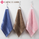 Grace (grace) square towel pure cotton face wash household small towel hand towel hanging type men and women cotton skin-friendly square square 3 lanyards (satin square towel)