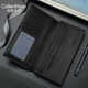 Coilenklaon en cuir authentique portefeuille masculin longue entreprise en cuir authentique portefeuille de tête masculine couche de vache porte-cadeau de vache cadeau d'anniversaire noir portefeu