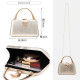 EAECK clutch 2024 new banquet lady's handbag to hold mobile phone fashionable dinner dress portable small bag femininity light luxury golden ck style