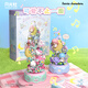 Moonlight Society Sanrio Building Blocks Music Box HelloKitty Flower Music Box Toys Trendy Ornaments Birthday Gifts for Women