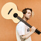Enya X0 Folk Gitarre Travel Anfänger Jungen Mädchen Kinder Einführung Guitar Intelligence Agency EA-X0/41 Zoll/Block Holzfarbe