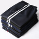 Duoyin Spring and Autumn School Pants Two-Band Junior High School Student Pants Sports Pants Men and Women Pants Loose Two-Band School Pants Pants 5266 Blue [Two-Band] Plus-Fleece Style 5XL/195