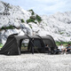 DOD japonais exquis Outdoor Camping Protection solaire Pergola Multi-personne T5 Tunnel Tent TN5-695 Camping suspendu tente intérieure noire TN5-695-BK