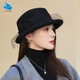 Lan Shimeng Wearing Autumn and Winter Hat Women's Wool Top Hat Warm Basin Hat Hepburn Style Fisherman Hat Elegant Fashion Flower Decoration High-end Light Luxury*White (High Quality-100% Wool) Adult Per Size (Adjustable 56-58cm)