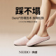 Neibo [Super Comfortable] Cotton Slippers Winter Men's Antibacterial, Deodorant, Sweat-Absorbent and Breathable Latex Wool Slippers for Women 36