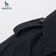 HAZZYS Women's Short Style Simple Slim Waist Windbreaker ASWSH03AH10 Navy Blue NV 160/84A38