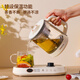 Royalstar Health Pot Double Pot Set Small One-person Flower Teapot Stew All-in-One Multifunctional Teapot Spray Type Tea Maker Fully Automatic Constant Temperature Kettle Kettle Mini Boiling Kettle Double Pot Configuration 5 Menu-Steam Spray 1L