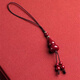 Lubo cinnabar gourd mobile phone pendant mobile phone lanyard key chain pendant personalized creative pendant for men and women birthday holiday gift cinnabar gourd mobile phone lanyard