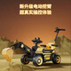 Guyu [Children's Gift] can be dug soil and sit on people electric excavator toys boys remote control birthday gift red dual drive + large battery + push handle + remote control