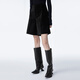 JNBY/Jiangnan Bubble Spring and Autumn Shorts Loose Fleece Casual Pants Soft Commuter Exquisite Straight Pants 5N8E12190 001/Black M