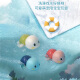 Lei Lang Douyin's same style baby bath children's bathroom clockwork swimming turtle water toy baby bath small animal toys three types shipped randomly [single pack]