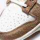 Nike (Nike) Dunk Low Retro Prm Herren weiß braun niedriger Top Leichtes Sportschuhe DD1390-100 41