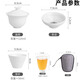 Yu Shang Zhenpin Outdoor Travel Kung Fu Tea Set Portable Bag Type High-end Ceramic Tea Drinking Cup Cover Bowl Quick Cup 7-piece Set 4 Tea Cups 1 Fair Cup 1 Tea Strainer 1 Pack