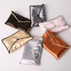Jinsanta Mulberry Silk Pillow Case 6A Mulberry Silk Silk Solid Color Pillow Case Single 74X48cm Gem Green Beige 9930