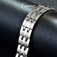 GsunG platinum bracelet men's model PT950 fully solid glossy watch chain platinum bracelet men's solid fashion handmade custom-made products contact customer service