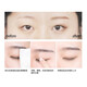 VEECCI double eyelid stickers, invisible and traceless, natural swelling and bubbles in the eyes, double-shaped lace for men and women, beginner girls, double eyelid stickers, 72 pieces / 3 bags