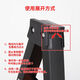 Hanchang boulangerie guitare ukuléle basse ménage étagère pliante accessoires d'instruments de musique onev hanchang [guitare pliante a-shelf] [acheter seulement des racks]